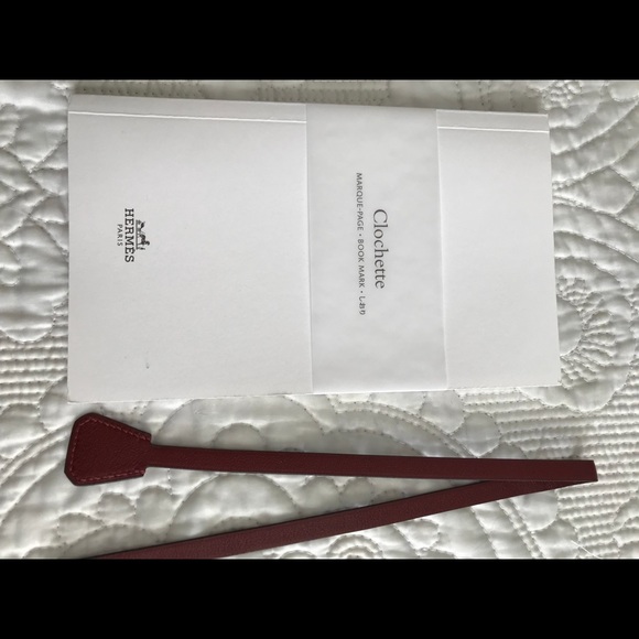 🎄🎄Hermès Brown Clochette Book Mark - Picture 2 of 6